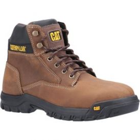 Caterpillar Safety Boots Cat Median S3 Safety Boot Brown