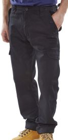 Black Combat Trousers, Reg length, 30"waist - 50"waist Available