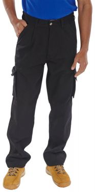 Click Here To Enlarge This Photo Of Newark Traders Trousers Black