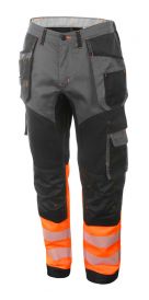 Two Tone Black and Orange Trousers