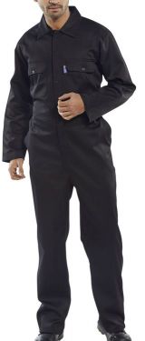 Click Here To Enlarge This Photo Of Regular pc Boiler Suit / Coverall Black