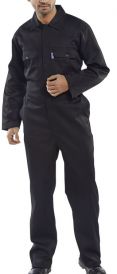 Regular pc Boiler Suit / Coverall Black