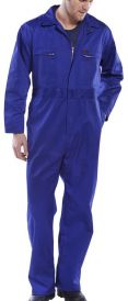 Super Click Pc Boiler Suit/ Coveralls Royal Blue