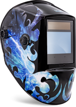 Click Here To Enlarge This Photo Of ZEUS 5-13G COSMIC TRUE COLOUR WELDING HELMET