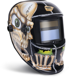 VENUS 3&sol;9-13G BONES TRUE COLOUR WELDING HELMET
